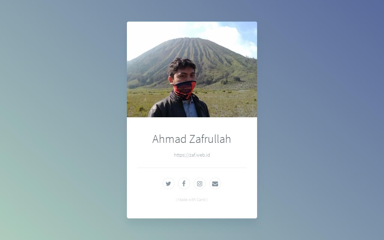 Carrd profile picture for @zaf